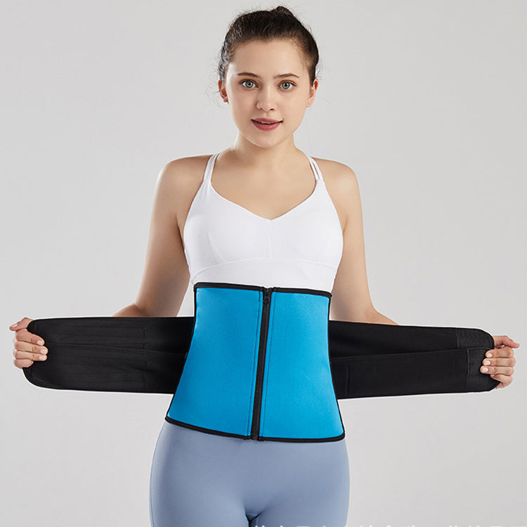 Tummy Sweat Shapewear Bodysuits Women Waist Trainer Slimming 2-3 Belts Workout Shaper Corset BAZONA
