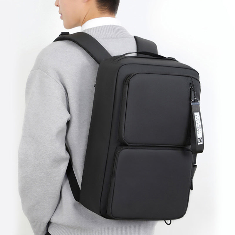 Multifunctional Backpack Large Capacity Business Laptop Bag Leisure Travel Commuter Schoolbag Portable Shoulder Bag BAZONA