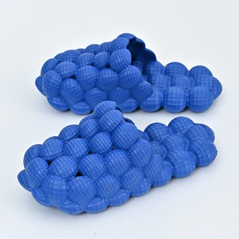 New Summer Fashion Massage Mesh Bubble Bathroom Slides Home Indoor Anti-Skid Shoes
