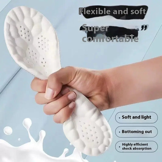 Insole Sports Shock Absorption Arch Support High Elastic Running Military Training