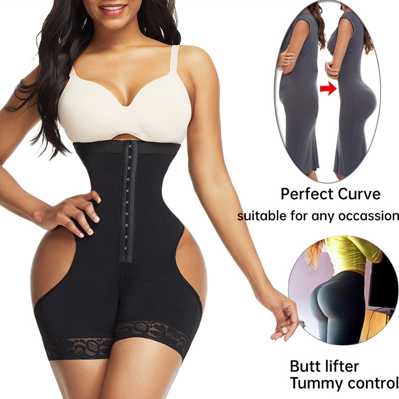 Women Shapewear High Waist Butt Lifter Tummy Control Underwear Workout Waist Trainer Corset BAZONA