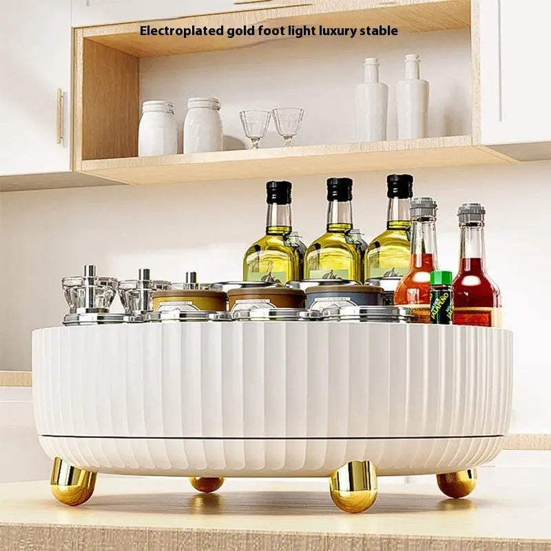 Plastic Cosmetics Rotating Storage Box - bazona.com