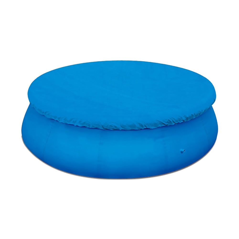 New Swimming Pool Cover 183CM Blue Cloth Round Mat Family Garden Rainproof Dust Cover UV Resistant Mat Home Pool Accessories BAZONA
