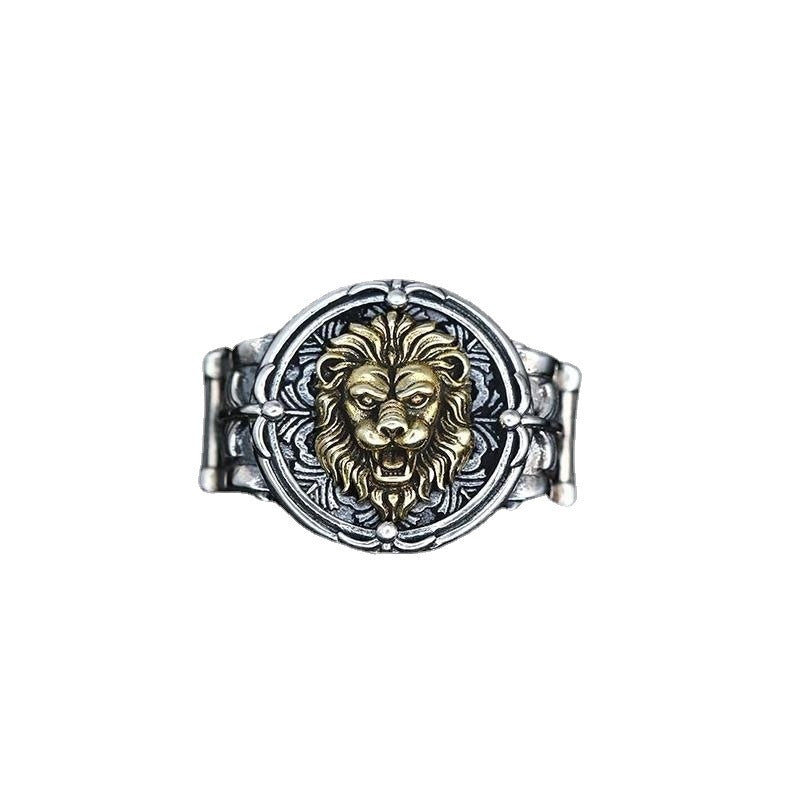 Sterling Silver Ring Retro Fashion Boys