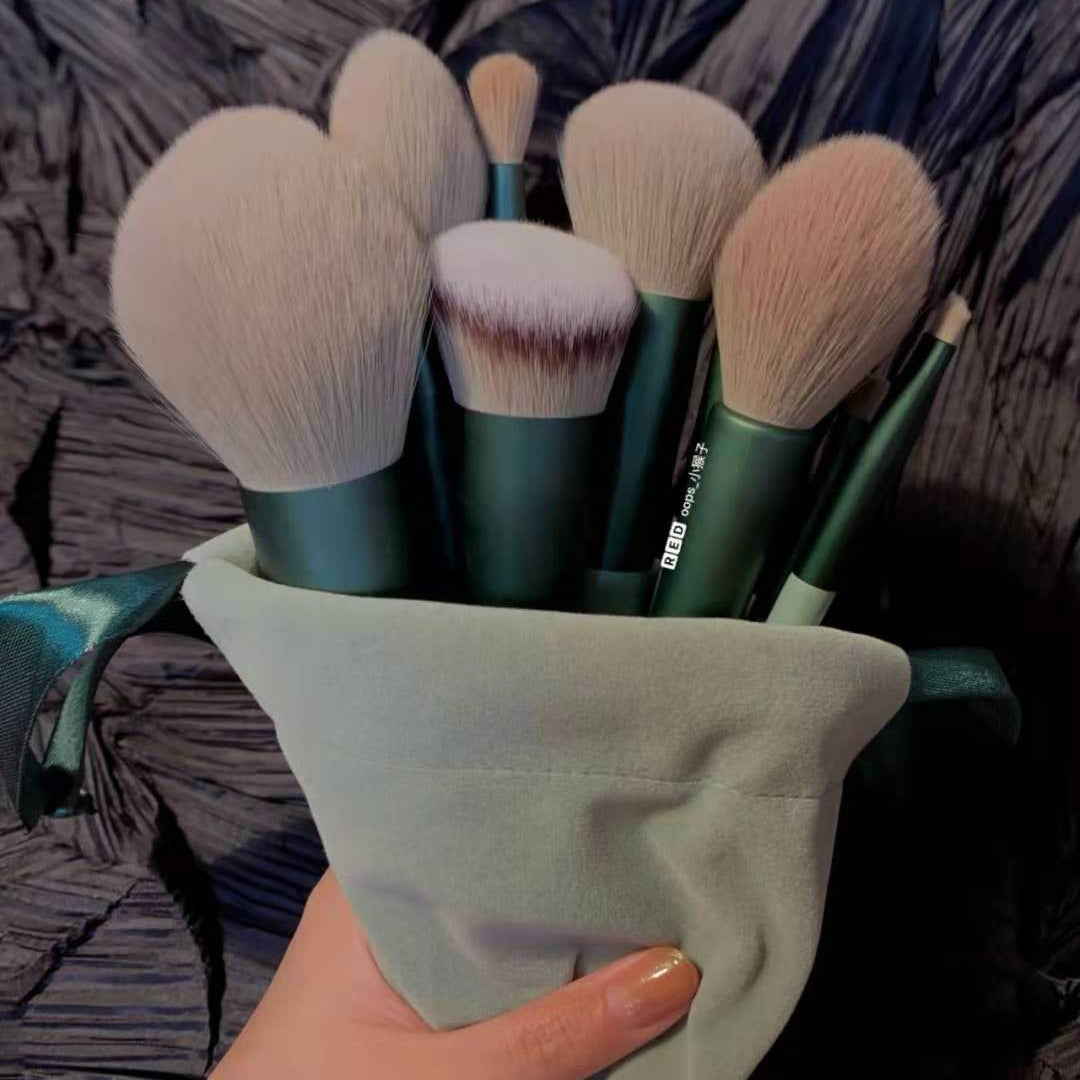 13Pcs Makeup Brush Set Make Up Concealer Brush Blush Powder Brush Eye Shadow Highlighter Foundation Brush Cosmetic Beauty Tools BAZONA