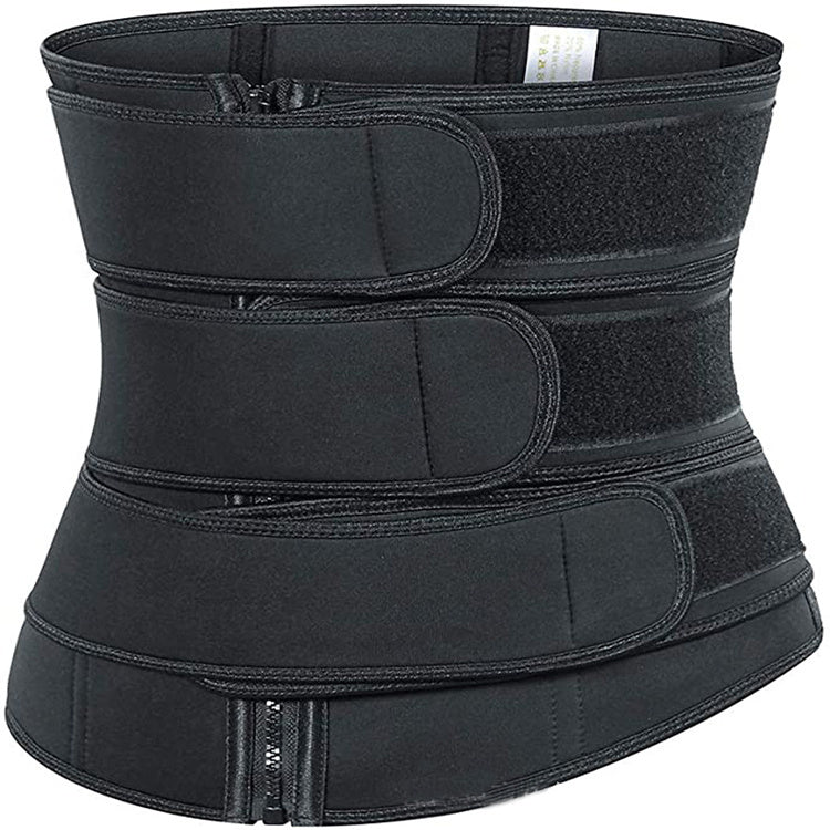 Tummy Sweat Shapewear Bodysuits Women Waist Trainer Slimming 2-3 Belts Workout Shaper Corset BAZONA