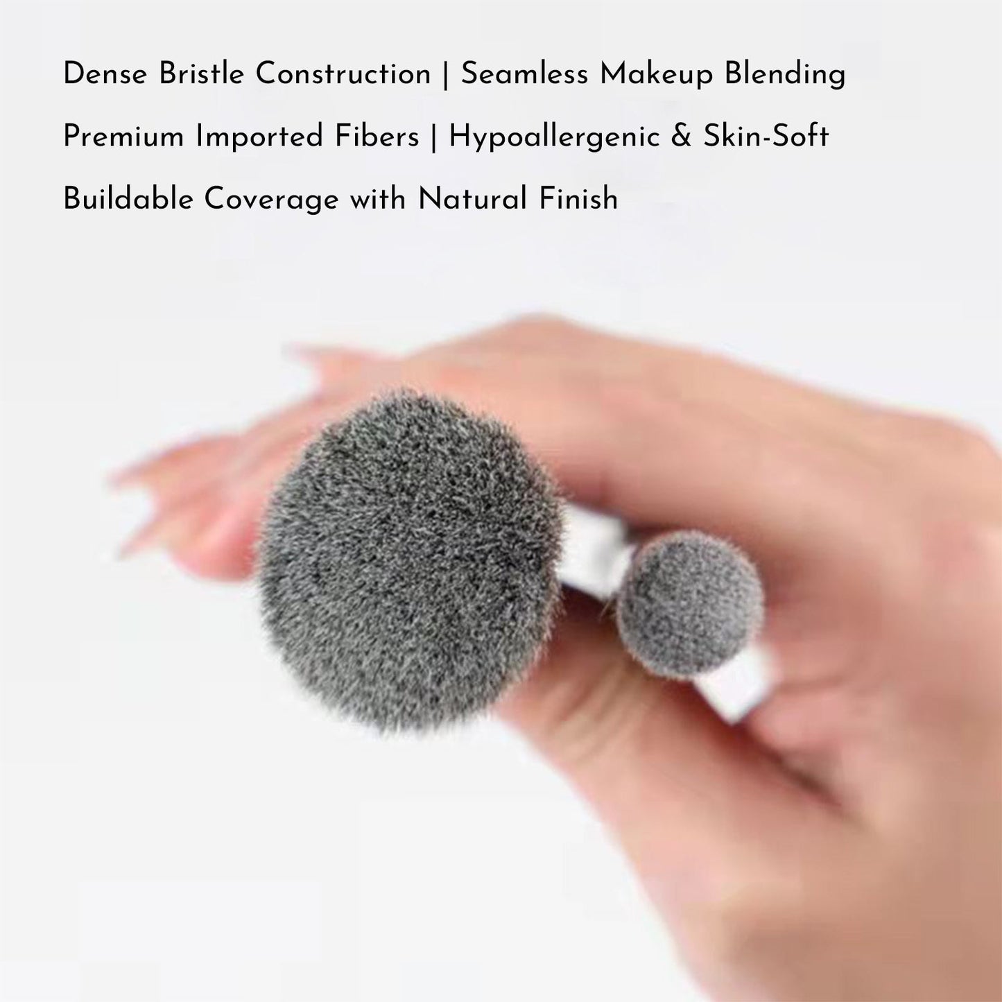 Foundation Concealer Brush, Premium Contour Blusher Brushes, Flawless Under Eye Dense Face Makeup Brush For Blending BAZONA
