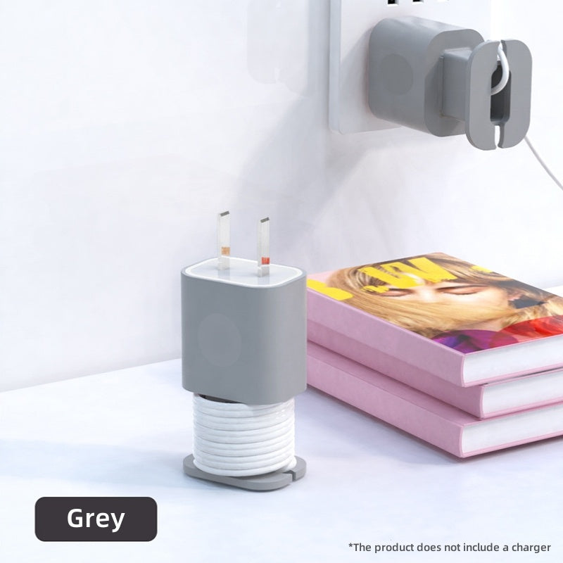 Data Cable Organizer Power Adapter Protective Case Cover For Apple 18w 20w USB-C Fast Charger Silicone Case BAZONA