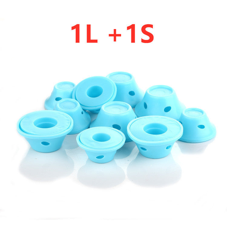 Soft Rubber Magic Hair Care Rollers Silicone Hair Curlers No Heat Hair Styling Tool BAZONA