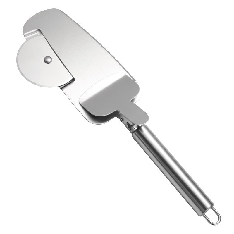 3-in-1 Pizza Cutter With Hanging Holes Labor-Saving Durable Rolling Cutter For Kitchen Cooking Kitchen Gadgets BAZONA