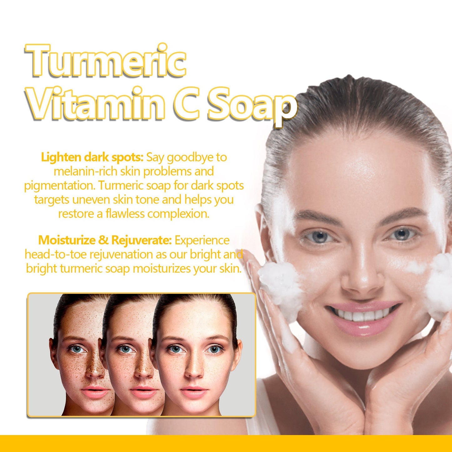 Cleansing Facial Fade Spot Skin Rejuvenating Soap BAZONA