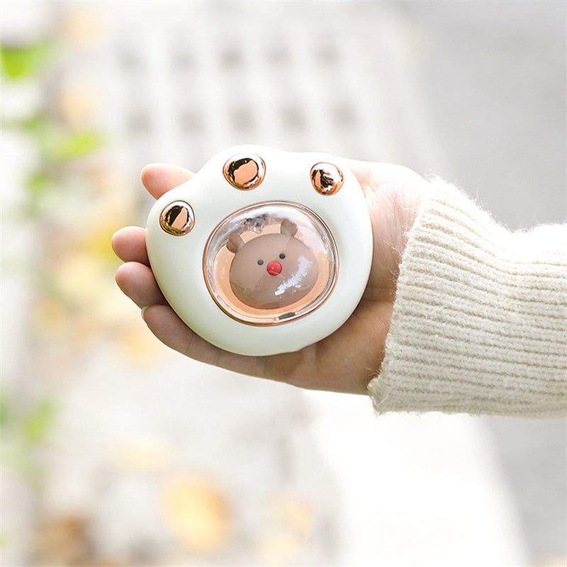 Mini Electric Hand Warmer Cat Paw Cute Claw Winter Heater Quick Heating USB Rechargeable Pocket Portable Small Mini Hands Warmer BAZONA