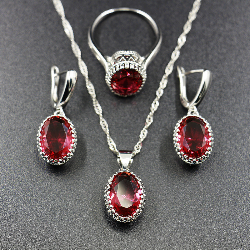 Bride Wedding Party Dinner Jewellery Set Hair Claw Diamond Jewellery BAZONA