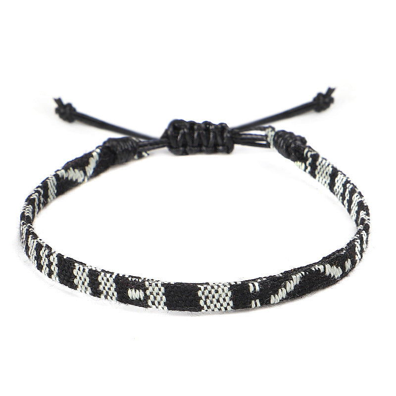 Hand Woven Rainbow Color Anklet Bohemian Style BAZONA