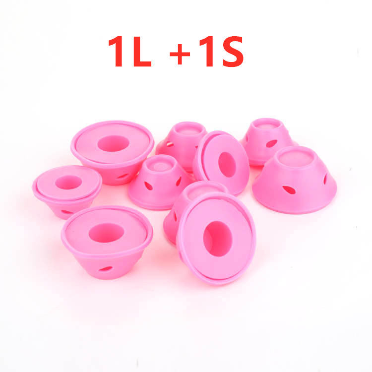 Soft Rubber Magic Hair Care Rollers Silicone Hair Curlers No Heat Hair Styling Tool BAZONA
