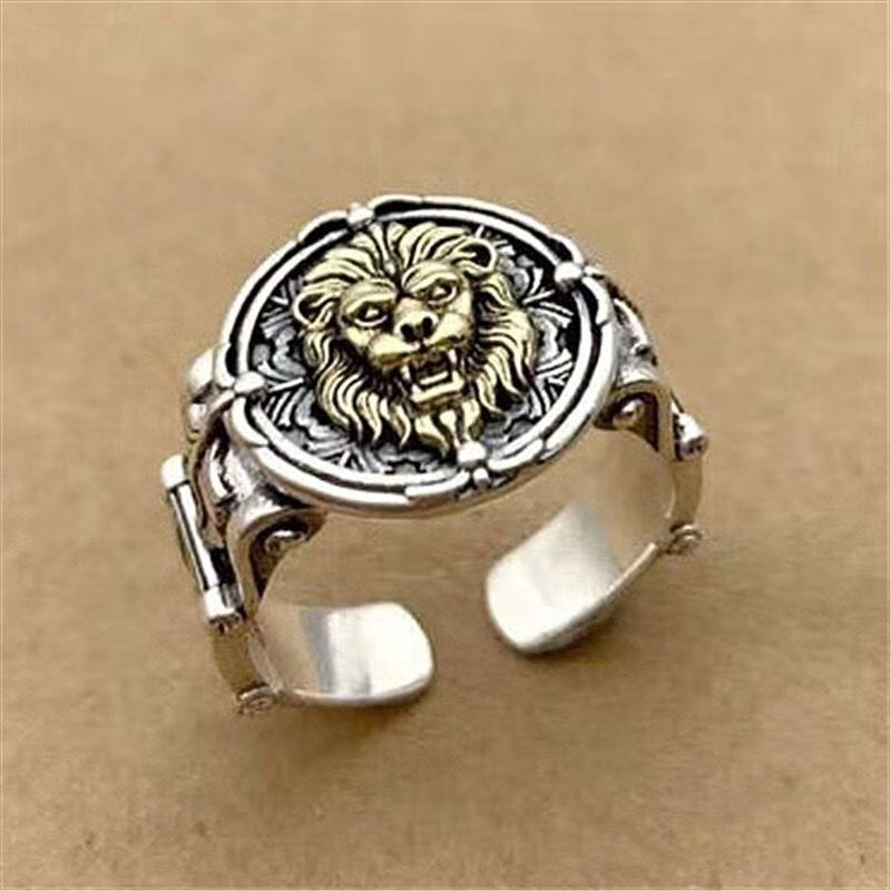 Sterling Silver Ring Retro Fashion Boys