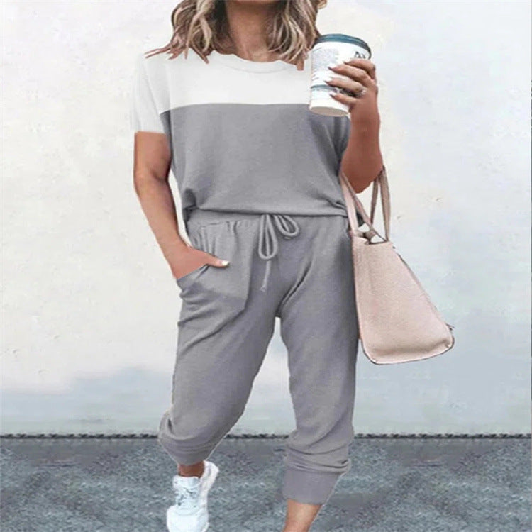 Women's Casual Sweatshirt And Drawstring Tracksuit
