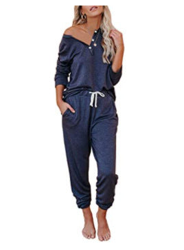 Women's Casual Sweatshirt And Drawstring Tracksuit