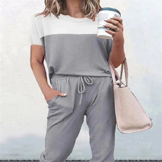 Women's Casual Sweatshirt And Drawstring Tracksuit