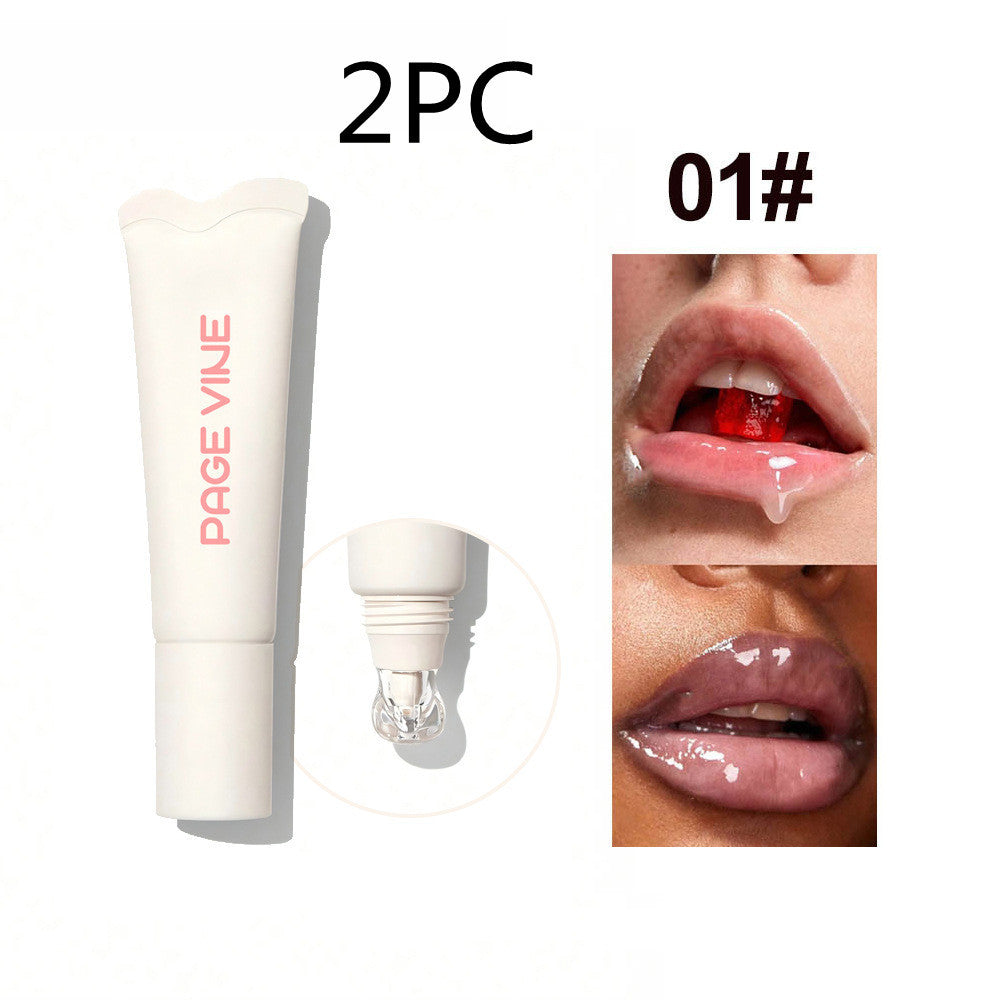 4-color Brightening Lip Balm Moisturizing Exfoliating Skin Long-Lasting Moisturizing Lip Gloss Women Cosmetics BAZONA
