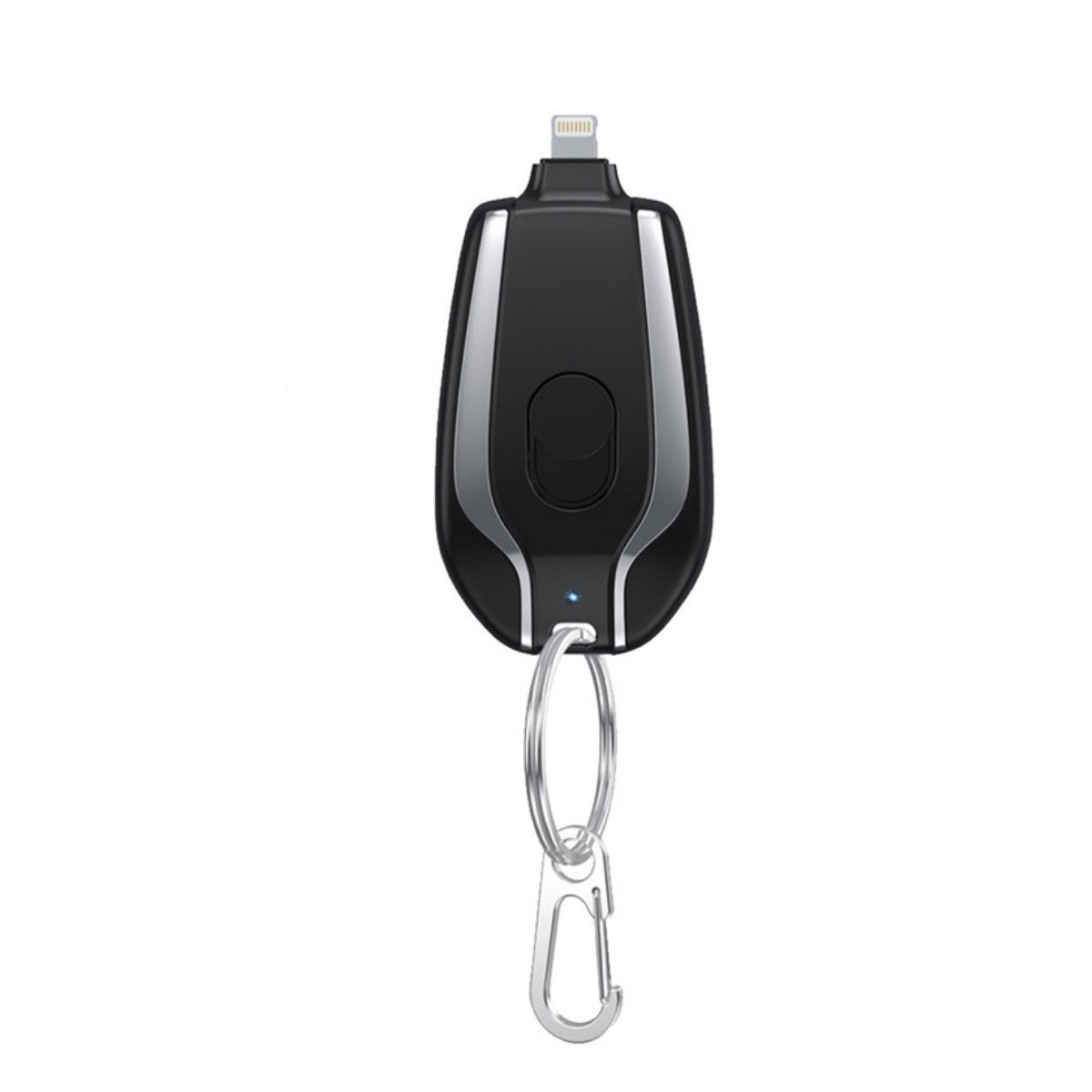 1500mAh Mini Power Emergency Pod Keychain Charger With Type-C Ultra-Compact Mini Battery Pack Fast Charging Backup Power Bank BAZONA