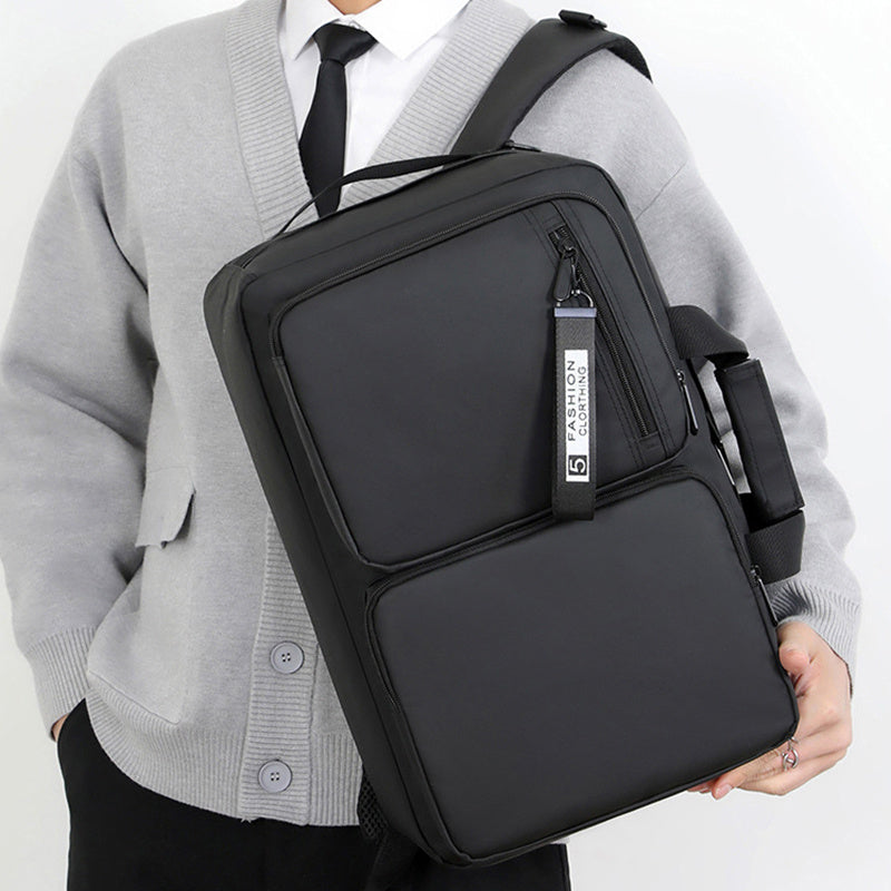 Multifunctional Backpack Large Capacity Business Laptop Bag Leisure Travel Commuter Schoolbag Portable Shoulder Bag BAZONA