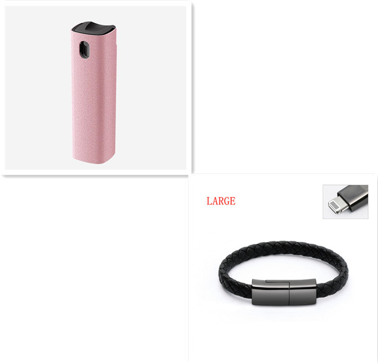 2 In 1 Phone Computer Screen Cleaner Kit For Screen Dust Removal Microfiber Cloth Set BAZONA