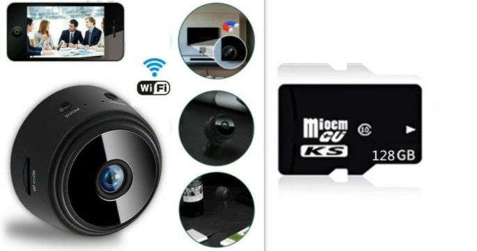 A9 Magnetic Suction Security Camera HD Camera Smart Infrared Night Vision Home BAZONA