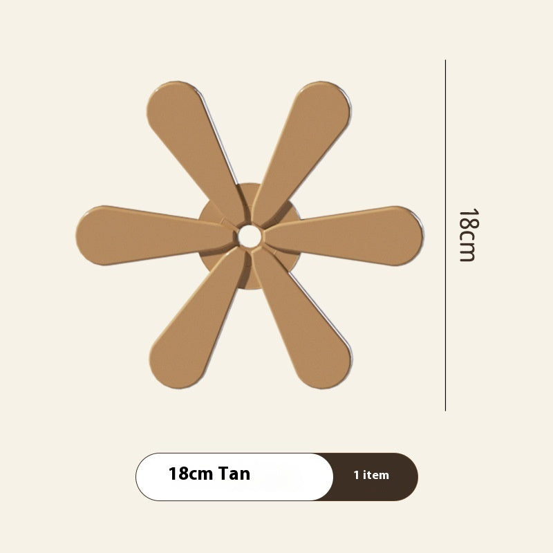 4pcs Silicone Mat Dishes Insulation Pad Tree Shape Trivet Set Coaster For Teapot Hot Pots Halloween Placemats Table Gift Kitchen Gadgets BAZONA