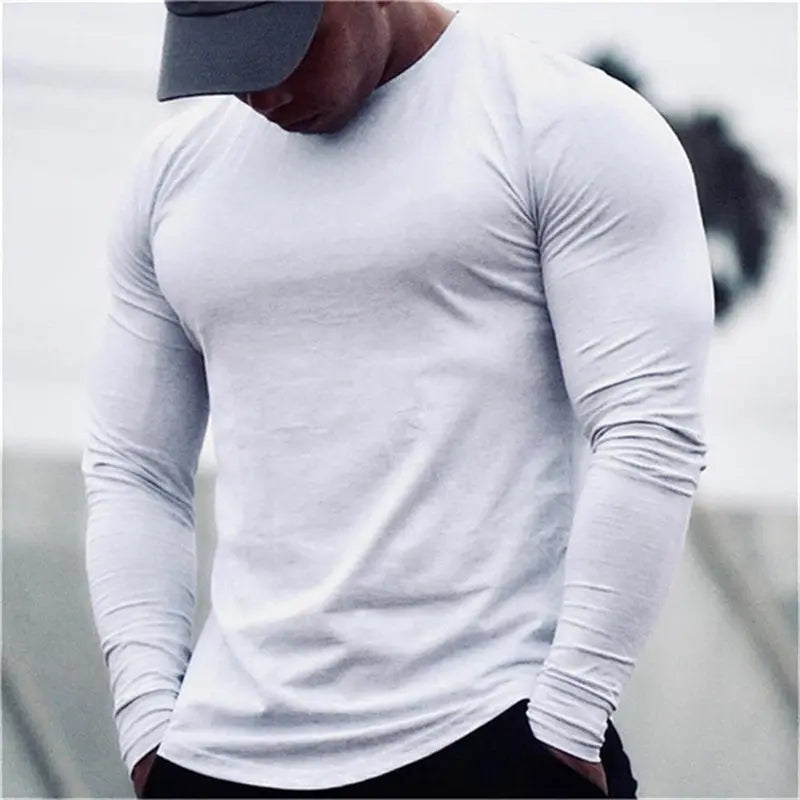 Loose And Quick Drying Sports Men's Long Sleeved Shirt