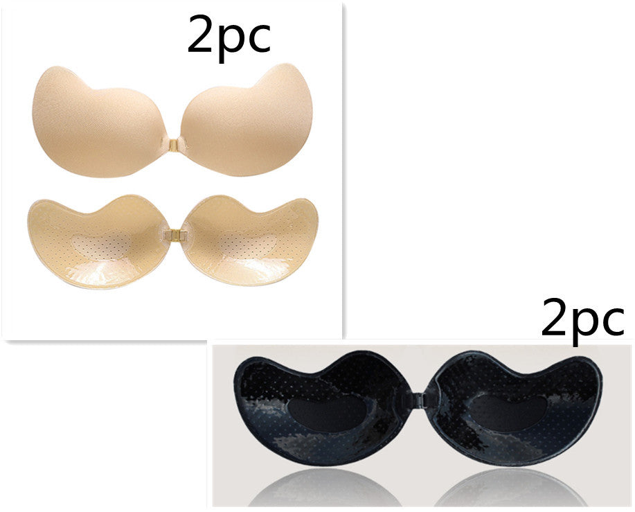 Invisible Push Up Bra Backless Strapless Bra Seamless Front Closure Bralette Underwear BAZONA