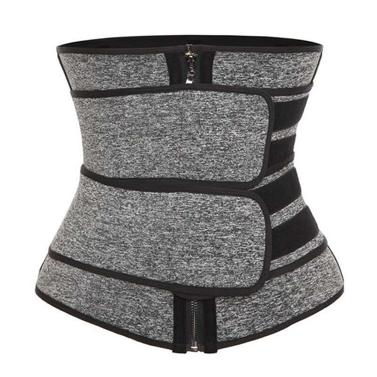 Tummy Sweat Shapewear Bodysuits Women Waist Trainer Slimming 2-3 Belts Workout Shaper Corset BAZONA