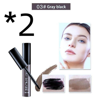 Peel Off Brown Black Eye Brow Tattoo Tint Waterproof Long-lasting Professional Eyebrow Gel Cream Mascara Eye Makeup Cosmetics - bazona.com