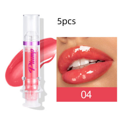 New Tube Lip Rich Lip Color Slightly Spicy Lip Honey Lip Glass Mirror Face Lip Mirror Liquid Lipstick BAZONA