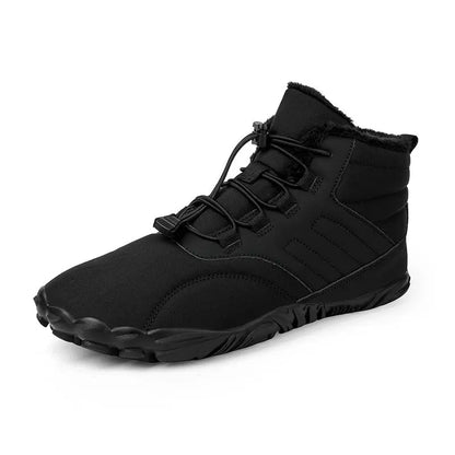 Outdoor Sports Cotton Shoes For Men And Women Winter Warm Slip-on Boots Wear-resistant Anti-ski Thickened Shoes Couple - bazona.com