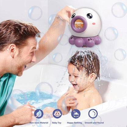Octopus Fountain Bath Toy Water Jet Rotating Shower Bathroom Toy Summer Water Toys Sprinkler Beach Toys Kids Water Toys - bazona.com