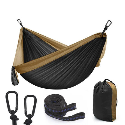 Camping Parachute Hammock Survival Garden Outdoor Furniture Leisure Sleeping Hamaca Travel Double Hammock - bazona.com