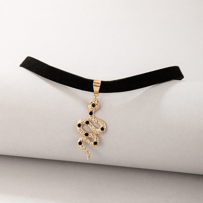 Chokers Witchy Gothic Grunge Collar Velvet Necklace Dark Jewelry For Gift BAZONA