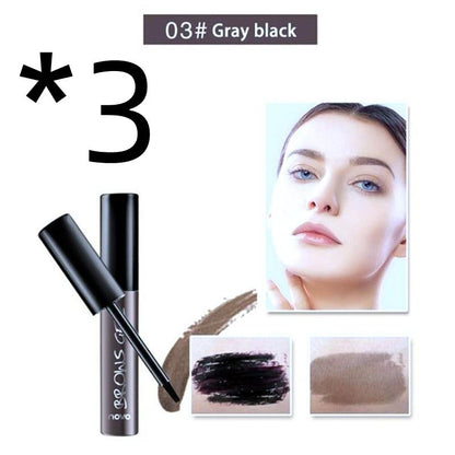 Peel Off Brown Black Eye Brow Tattoo Tint Waterproof Long-lasting Professional Eyebrow Gel Cream Mascara Eye Makeup Cosmetics - bazona.com
