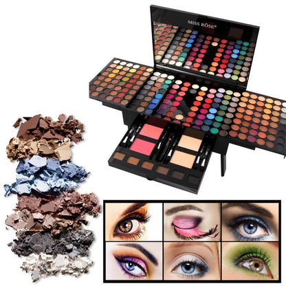 180 Colors Eyes Shadow Blush Set Personalized Piano-shaped Makeup Palette Box BAZONA