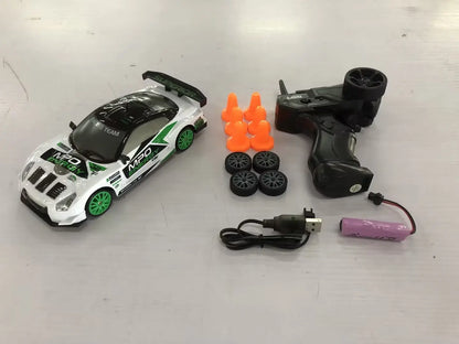 2.4G Drift Rc Car 4WD RC Drift Car Toy Remote Control GTR Model AE86 Vehicle Car RC Racing Car Toy For Children Christmas Gifts - bazona.com