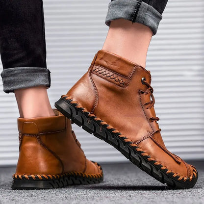 Leather shoes leather men casual shoes - bazona.com
