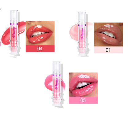 New Tube Lip Rich Lip Color Slightly Spicy Lip Honey Lip Glass Mirror Face Lip Mirror Liquid Lipstick BAZONA