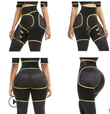 Sports Waist Belt Adjustable One-piece Girdle Leg Straps - bazona.com