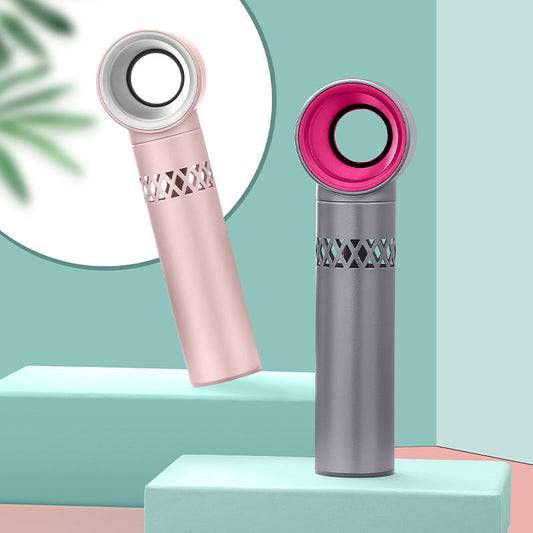 Mini Leafless Handheld Fan – USB Rechargeable, Portable & Quiet BAZONA