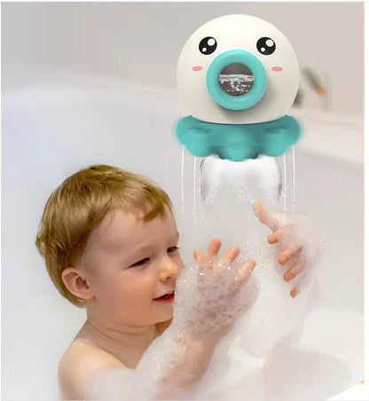 Octopus Fountain Bath Toy Water Jet Rotating Shower Bathroom Toy Summer Water Toys Sprinkler Beach Toys Kids Water Toys - bazona.com