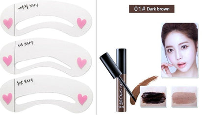 Peel Off Brown Black Eye Brow Tattoo Tint Waterproof Long-lasting Professional Eyebrow Gel Cream Mascara Eye Makeup Cosmetics - bazona.com