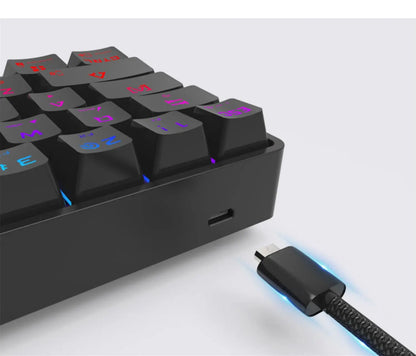 Wireless Bluetooth Keyboard Colorful PBT Keycaps Mechanical Keyboard - bazona.com
