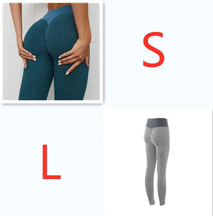 Plaid Leggings Fitness Yoga Pants Women's Seamless High Waist Breathable Gym Leggings - bazona.com