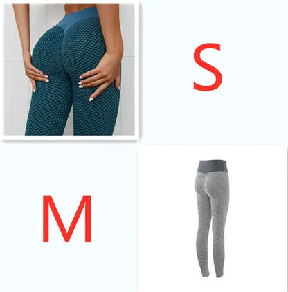 Plaid Leggings Fitness Yoga Pants Women's Seamless High Waist Breathable Gym Leggings - bazona.com